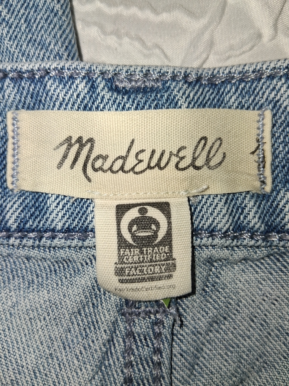 Madewell Light Blue Straight-Leg High-Rise Jeans - Picture 2 of 16